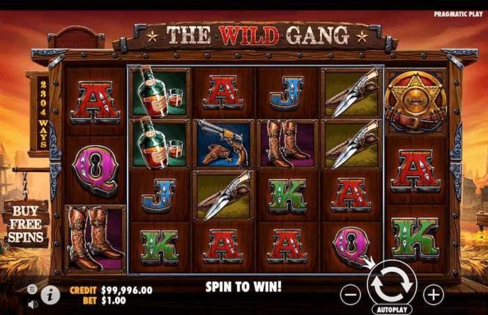 Raih Kemenangan Besar di Slot Gacor Online The Wild Gang Pragmatic Play